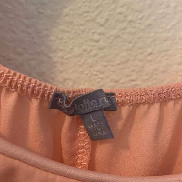 Peach Crop Top - Picture 3 of 3